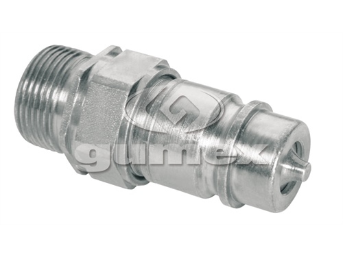 NIPPEL FÜR HYDRAULISCHE KUGEL-SCHNELLKUPPLUNG DN13 AUSSENGEWINDE